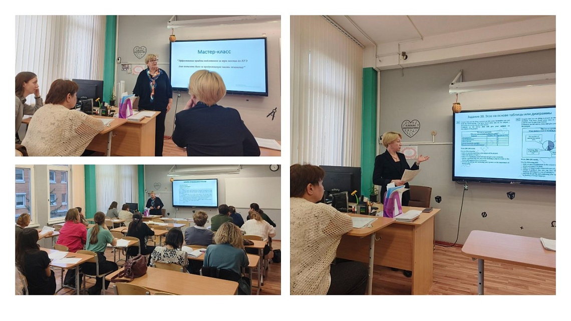 Практико-ориентированный семинар для учителей английского языка Василеостровского района "Эффективные приемы подготовки за три месяца до ЕГЭ (как повысить балл за продуктивную часть экзамена)"